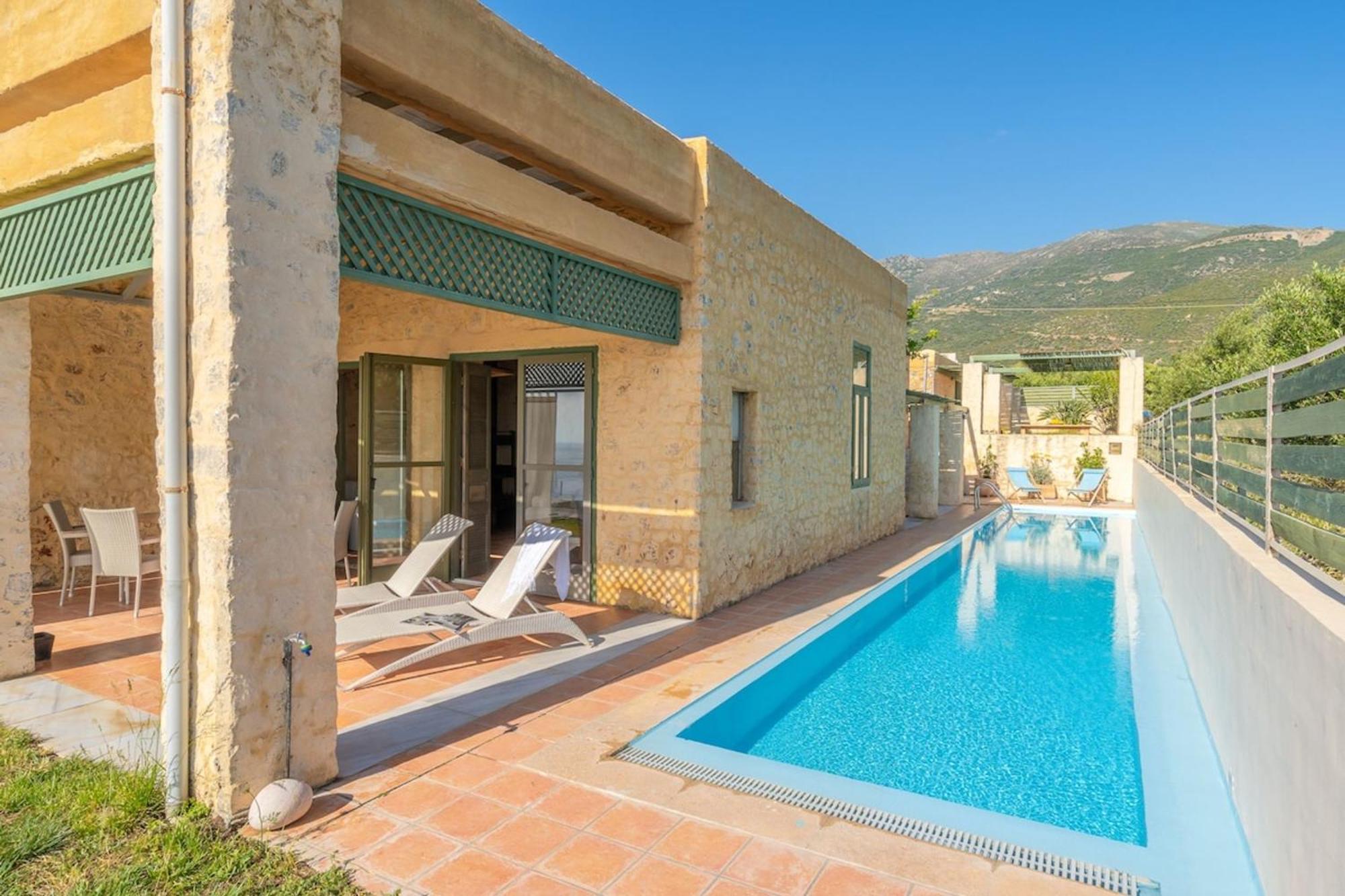 Villa Mediterranea, With Heated Pool Livadia  Luaran gambar