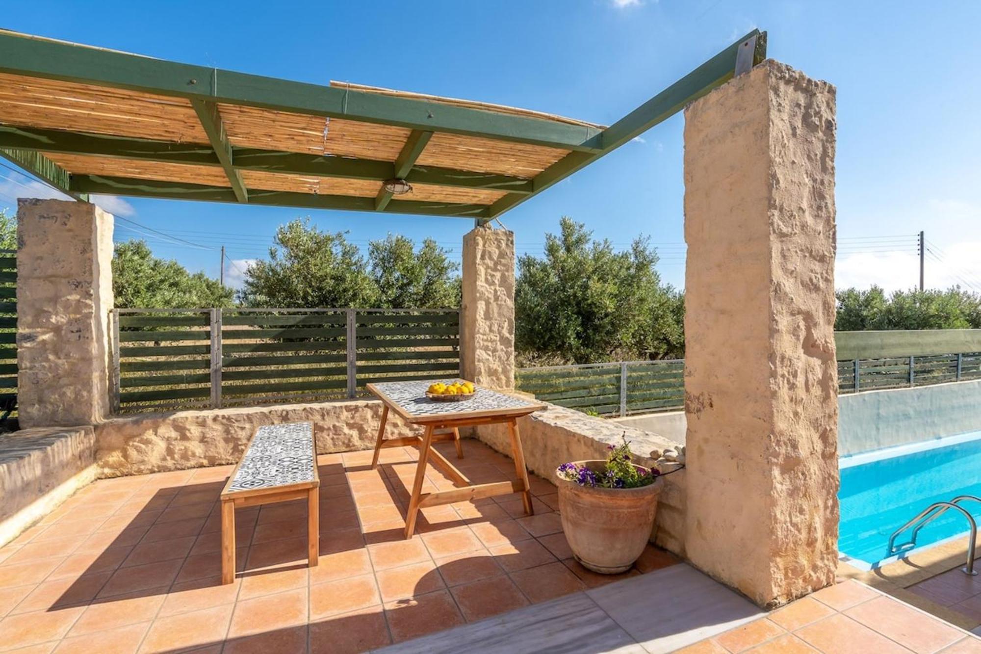 Villa Mediterranea, With Heated Pool Livadia  Luaran gambar